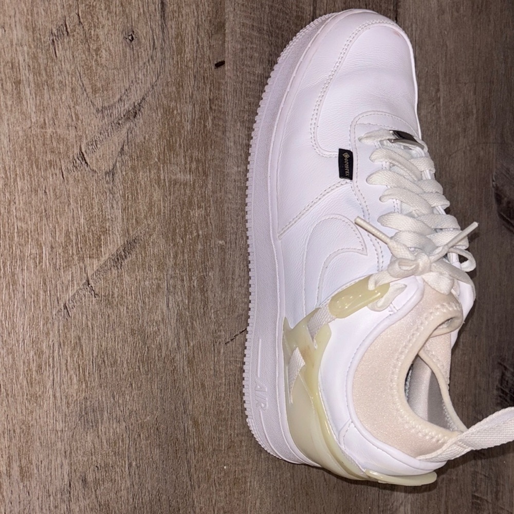 Air Force Undercover Jun Takahashi White and Cream Sneakers